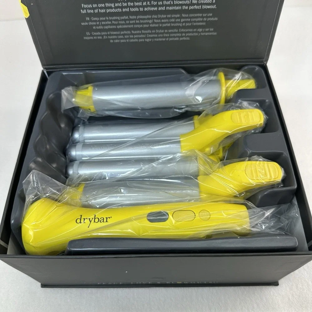 Drybar The Mixologist Interchangeable Styling Iron 3 Attachments Open Box